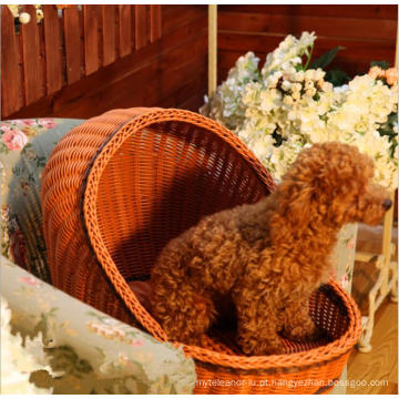 (BC-PK1010) Alta qualidade handmade PE imitação Rattan Pet Kennel